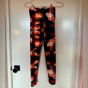 Black Milk Limited Orange Jellyfish Leggings